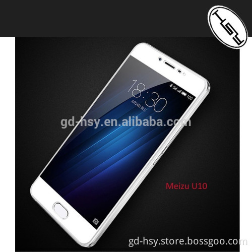HUYSHE factory supply for Meizu U10 2.5D full cover fingerprint resistant tempered glass screen protector for Meizu U10